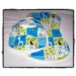 Bib & Burp Cloth Set - Blue