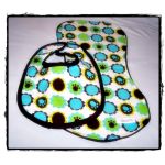 Bib & Burp Cloth Set - Paw Prints