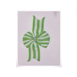 Medium Stripes Pinwheel Bow