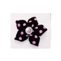 Pink Dots Flower Bow