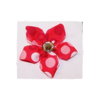 Print Star Flower Bow