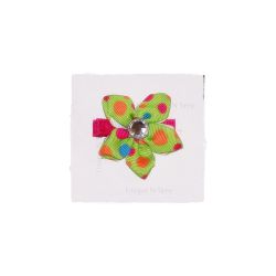 Lime Dots Star Flower