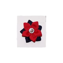 Double Solid Star Flower Bow